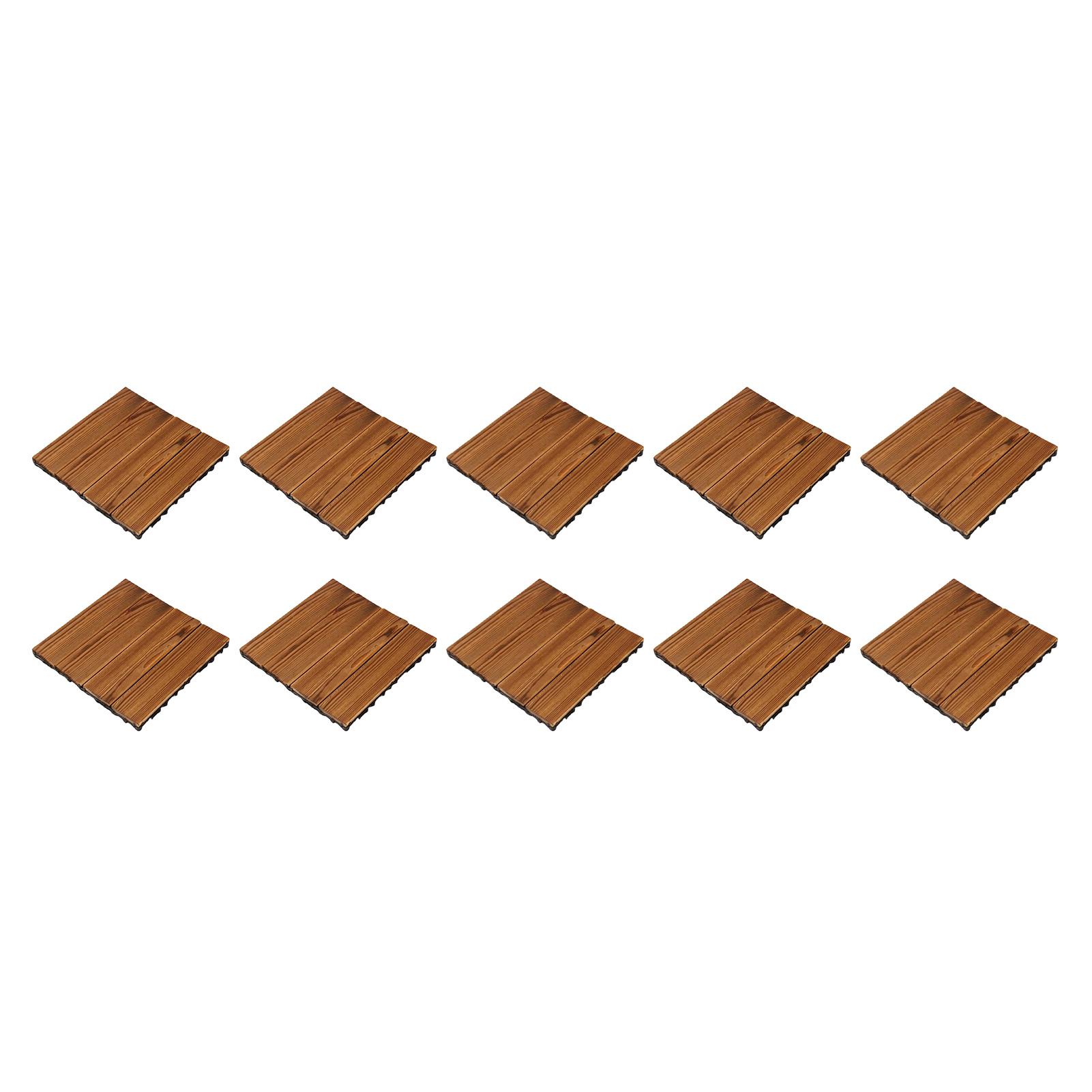 10PCS Wood Floor Blocks Corrosion Resistance Splicing Flooring Tiles for Outdoor Terrace Balcony
10PCS Wood Floor Blocks Corrosion Resistance Splicing Flooring Tiles for Outdoor Terrace Balcony