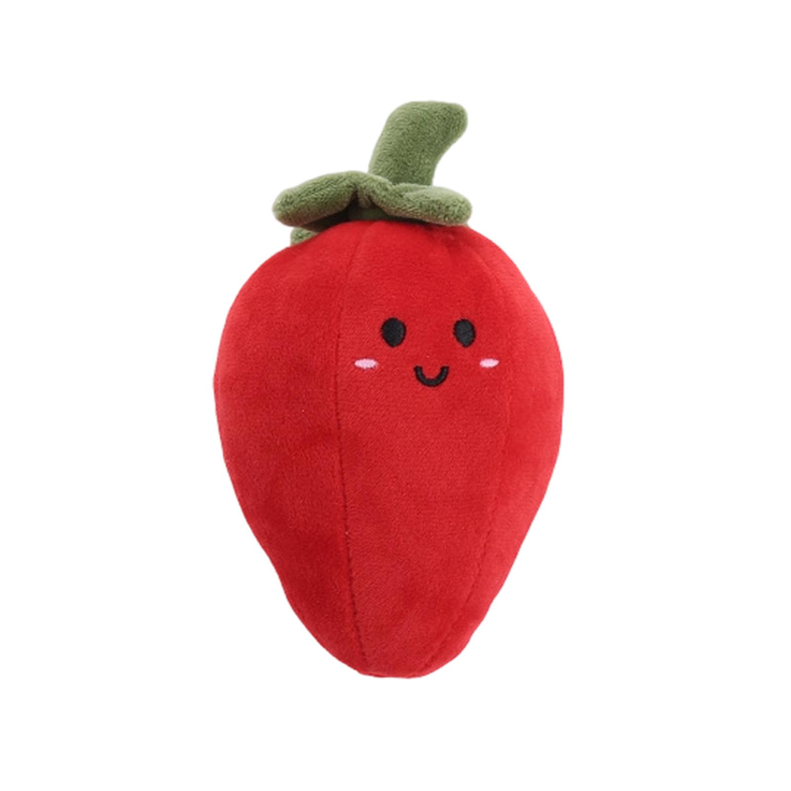 Cute Chili Plush Pet Toy For Dogs, Soft Squeaky Chew Toy, Funny Vegetable Shape Interactive Plush Toy For Small And Medium Pet One Size
Cute Chili Plush Pet Toy For Dogs, Soft Squeaky Chew Toy, Funny Vegetable Shape Interactive Plush Toy For Small And Medium Pet One Size