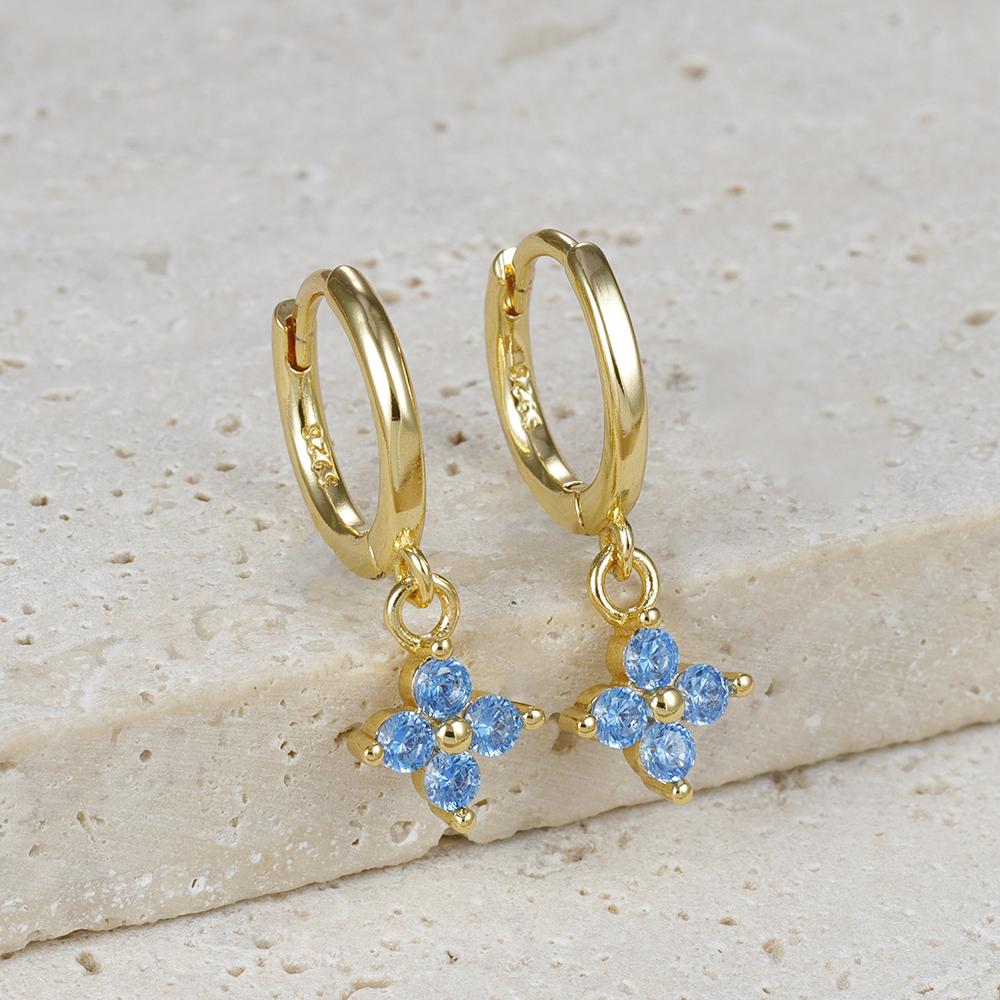 Luxury Colorful Zircon Flower Pendant Hoop Earrings for Women Simple Fashion Stainless Steel Huggies Jewelry aretes
Luxury Colorful Zircon Flower Pendant Hoop Earrings for Women Simple Fashion Stainless Steel Huggies Jewelry aretes