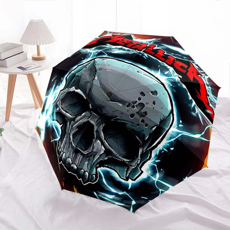 1pc Metallic Skull Automatic Open/CloseCartoon Umbrella, Portable Compact Umbrella for Men & Women G062
1pc Metallic Skull Automatic Open/CloseCartoon Umbrella, Portable Compact Umbrella for Men & Women G062
