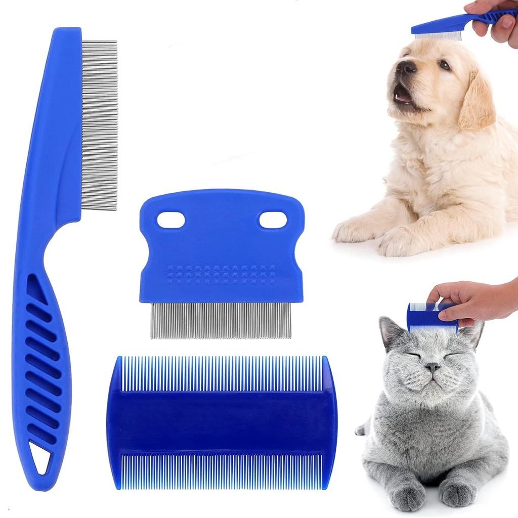 Pet Flea Comb Set With Stainless Steel Fine Teeth For Cats And Dogs Home Grooming 3pcs Small Comb
Pet Flea Comb Set With Stainless Steel Fine Teeth For Cats And Dogs Home Grooming 3pcs Small Comb