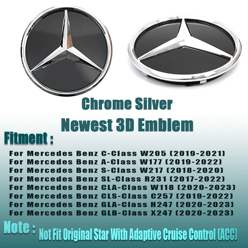 Silver Border And Black Border Newest 3D Style Emblem Front Grille Star Emblem Logo For Mercedes Benz GLB X247 CLS C257 A W177
Silver Border And Black Border Newest 3D Style Emblem Front Grille Star Emblem Logo For Mercedes Benz GLB X247 CLS C257 A W177