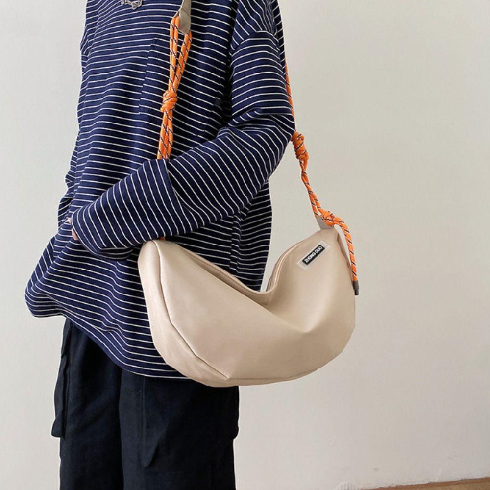 Waterproof Dumpling Shoulder Bag Solid Color Sports Message Bag Nylon Crossbody Bag Streetwear хаки
Waterproof Dumpling Shoulder Bag Solid Color Sports Message Bag Nylon Crossbody Bag Streetwear хаки