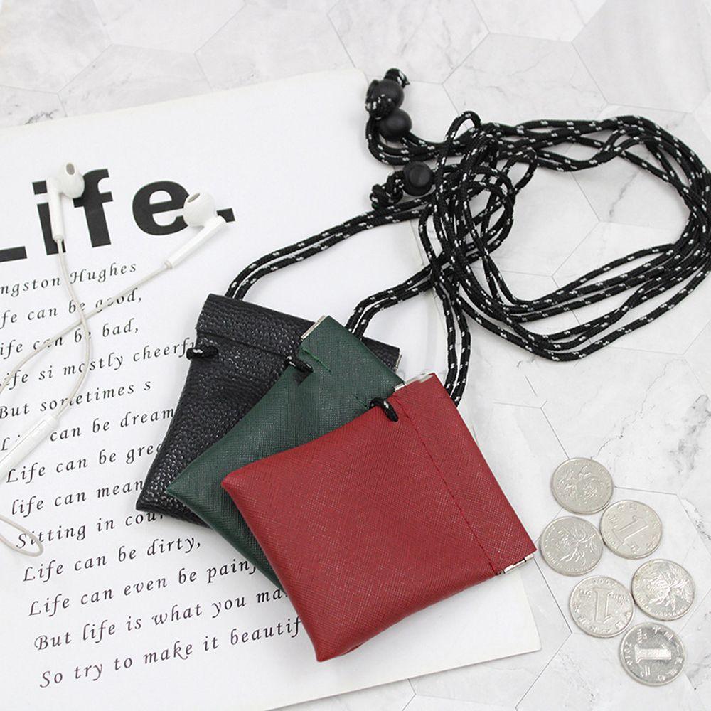 Women Mini Wallet Card Case PU Leather Key Case Lanyard Coin Purse Earphone Bag 2
Women Mini Wallet Card Case PU Leather Key Case Lanyard Coin Purse Earphone Bag 2