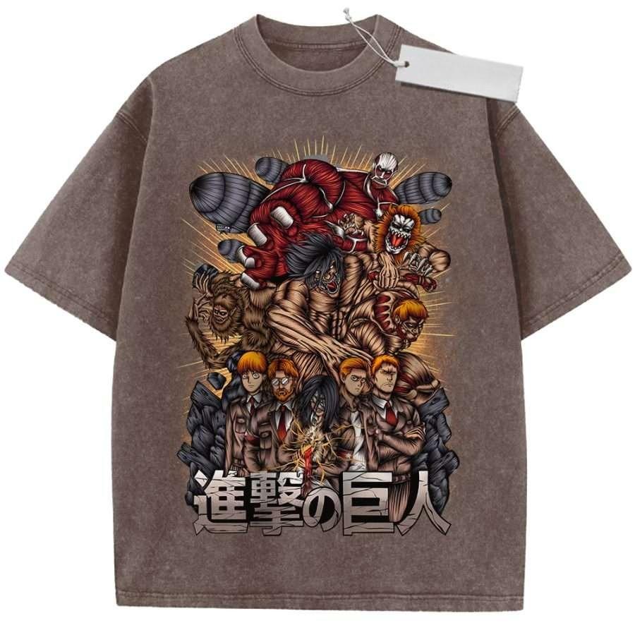 Unisex Washed Black Vintage Tshirt Attack on Titan Survey Corps Highquality Fabric for Home Leisure Travel Shopping M
Unisex Washed Black Vintage Tshirt Attack on Titan Survey Corps Highquality Fabric for Home Leisure Travel Shopping M