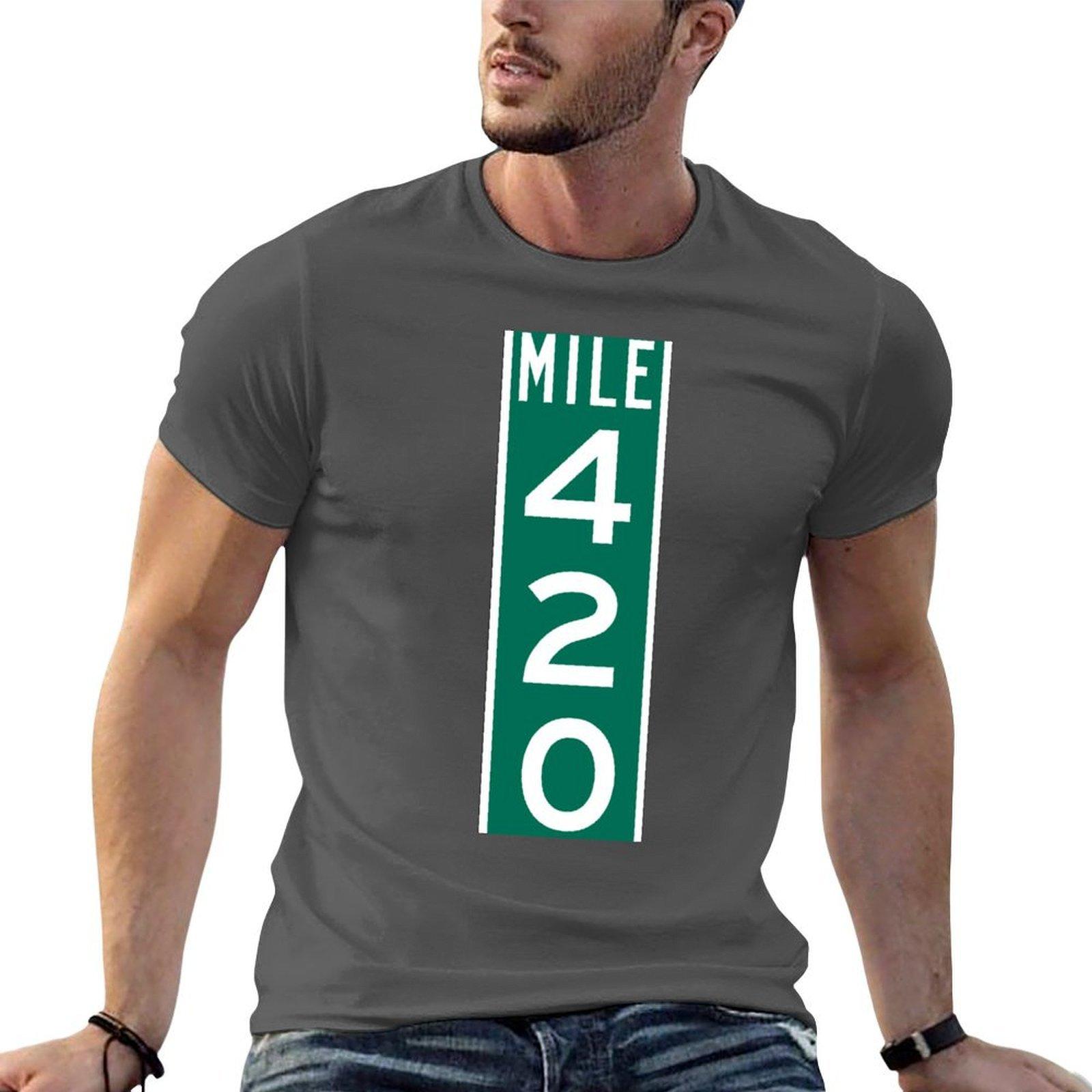 420 Mile Marker TShirt graphic t shirts for man man t shirt summer TShirt 4XL
420 Mile Marker TShirt graphic t shirts for man man t shirt summer TShirt 4XL