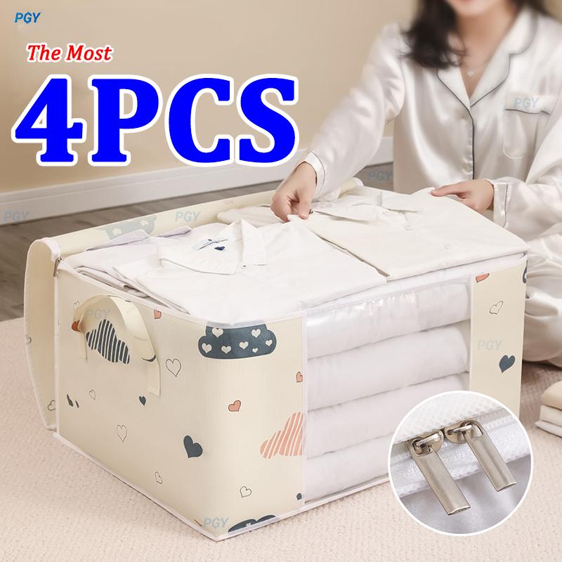 Big Capacity Storage Bags 1/2/4PCS Moisture Dust Proof Organizer for Quilt, Clothes, Duvet, Blanket Foldable Luggage Sorting Bag
Big Capacity Storage Bags 1/2/4PCS Moisture Dust Proof Organizer for Quilt, Clothes, Duvet, Blanket Foldable Luggage Sorting Bag