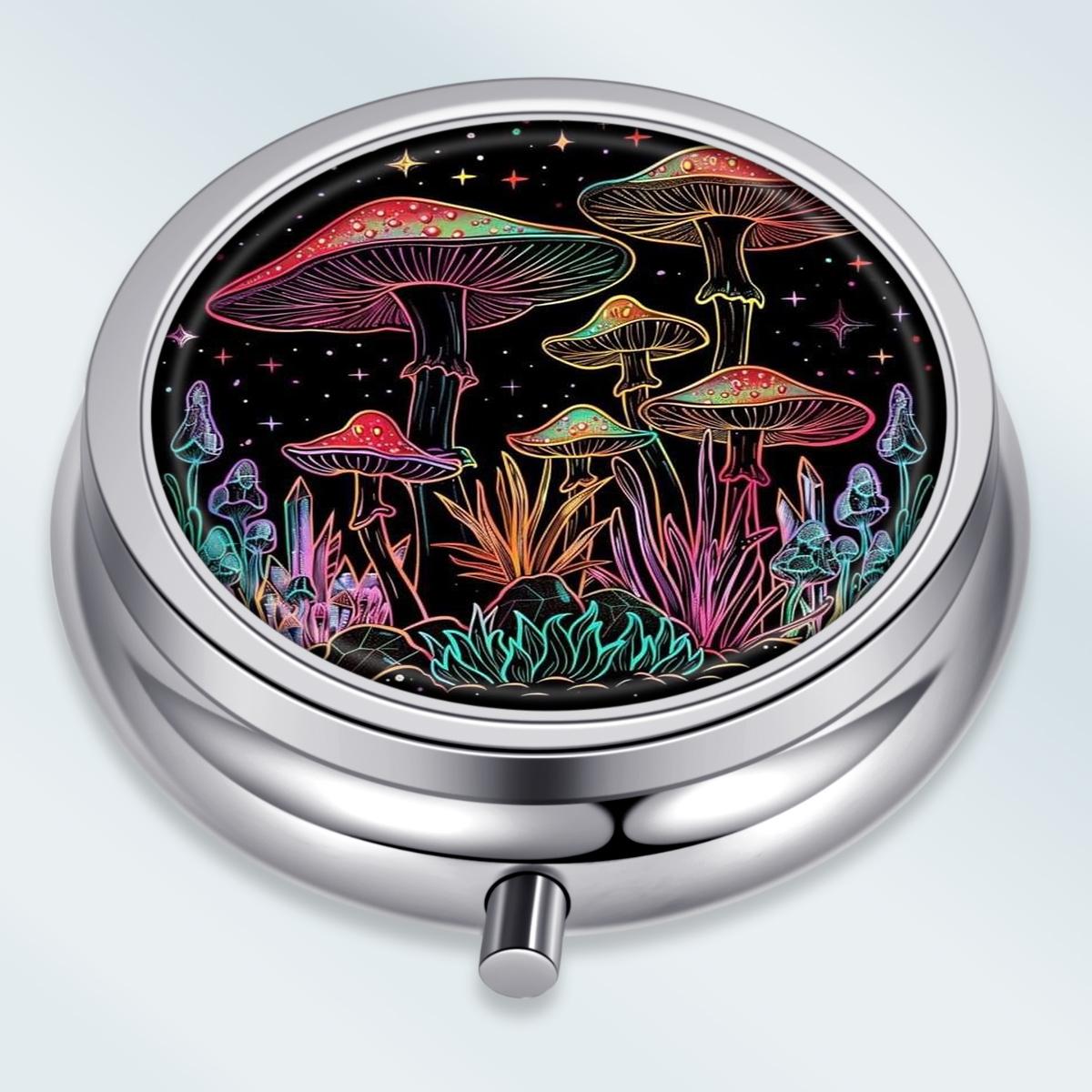 Portable Pill Box with 3 Compartments, Mini Metal Medicine Organizer Case, Cute Printed Pill Container for Vitamins, Pills, Jewelry, Travel, Daily Use разноцветный
Portable Pill Box with 3 Compartments, Mini Metal Medicine Organizer Case, Cute Printed Pill Container for Vitamins, Pills, Jewelry, Travel, Daily Use разноцветный