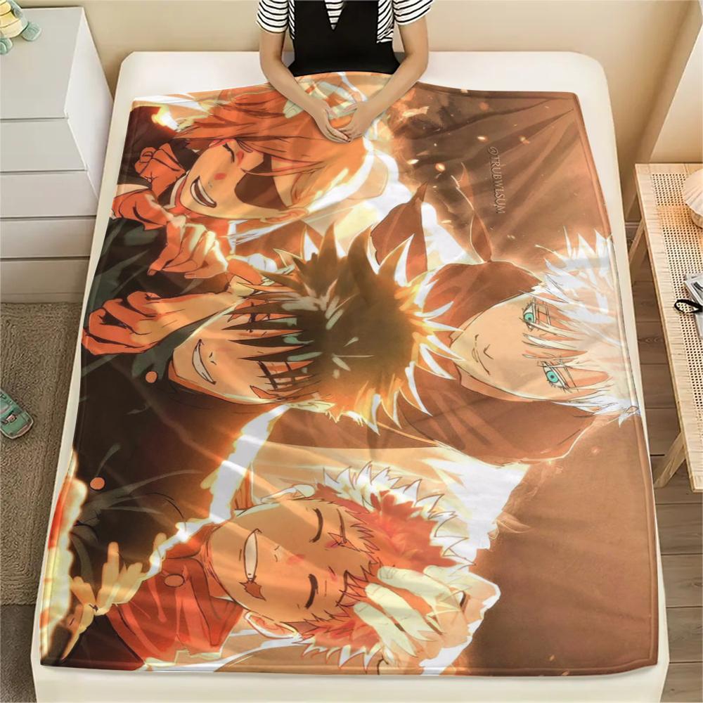 1Pc Jujutsu Kaisen Print Flannel Blanket, High quality Comfortable for All Seasons, Home Decor, Warmth and Comfort, Perfect for Christmas Gifts 80cm x 120cm
1Pc Jujutsu Kaisen Print Flannel Blanket, High quality Comfortable for All Seasons, Home Decor, Warmth and Comfort, Perfect for Christmas Gifts 80cm x 120cm