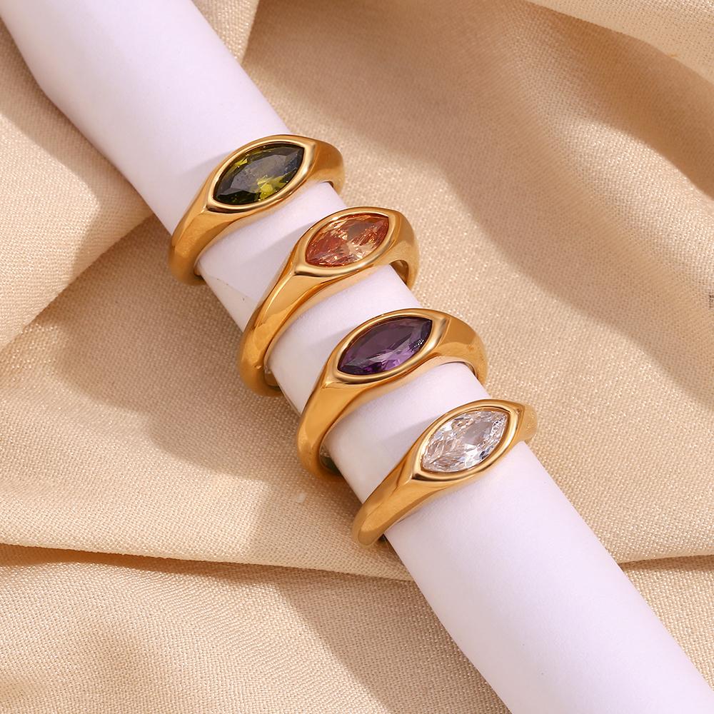 Кольцо-печатка EBbelle Horse Eye Zircon, цветное, гипоаллергенное, из нержавеющей стали 316L, ювелирное изделие с позолотой 18 карат 6
Кольцо-печатка EBbelle Horse Eye Zircon, цветное, гипоаллергенное, из нержавеющей стали 316L, ювелирное изделие с позолотой 18 карат 6