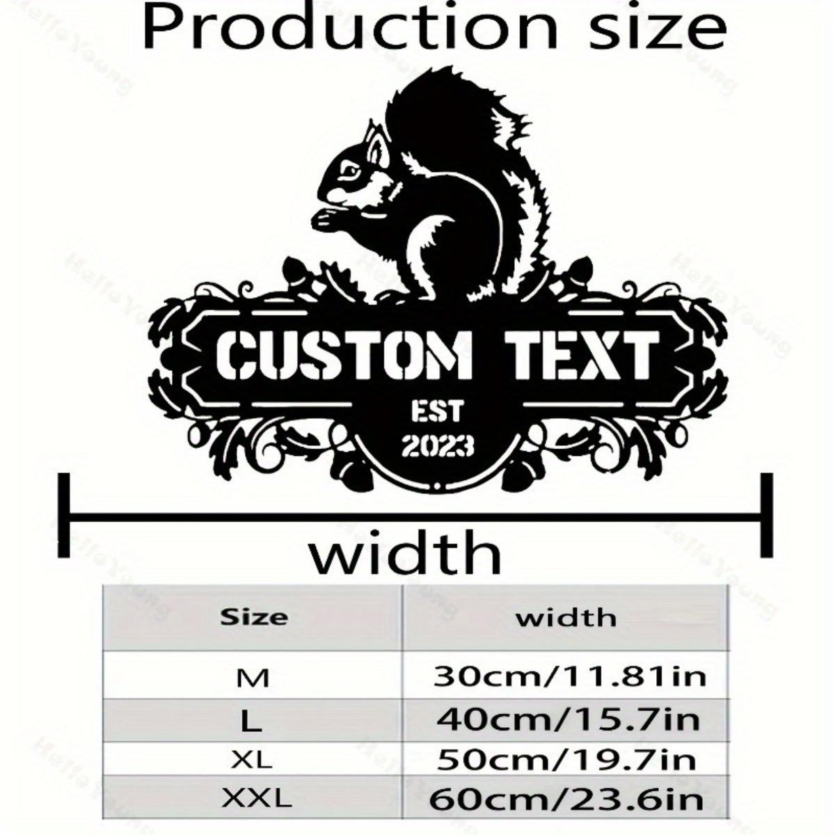 Customizable Metal Sign Squirrel Design Hot Sale Home Garden Outdoor Wall Art Gift M чёрный
Customizable Metal Sign Squirrel Design Hot Sale Home Garden Outdoor Wall Art Gift M чёрный