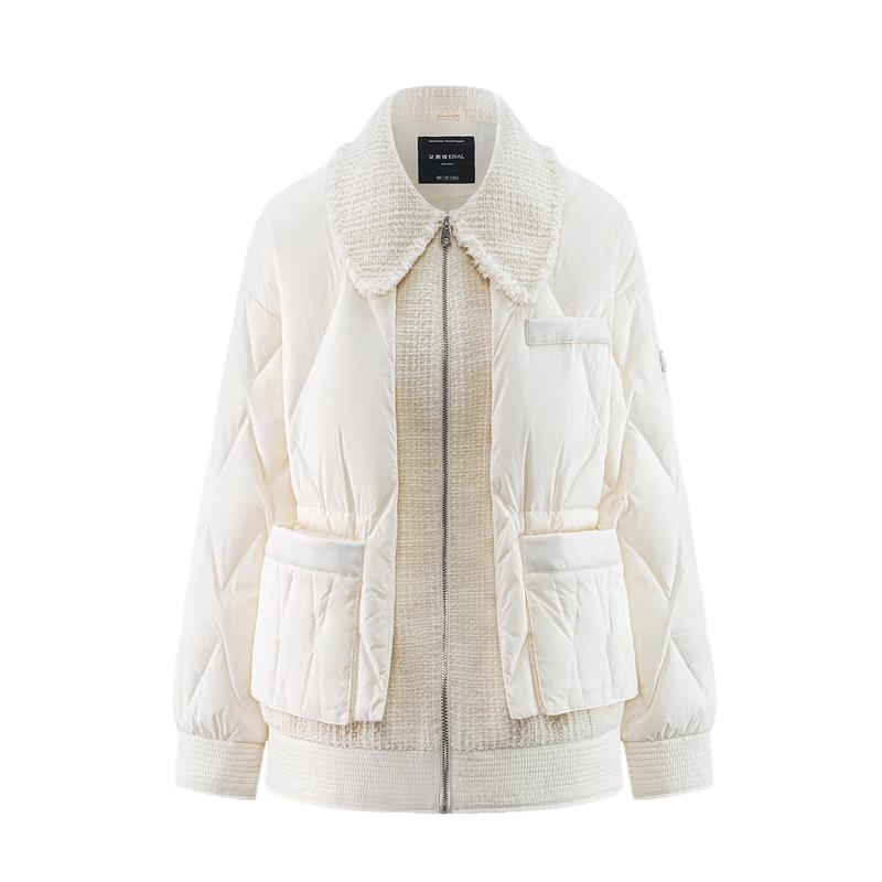 Aililaiyi Women s Faux Two-Piece Tweed Down Jacket XL
Aililaiyi Women s Faux Two-Piece Tweed Down Jacket XL