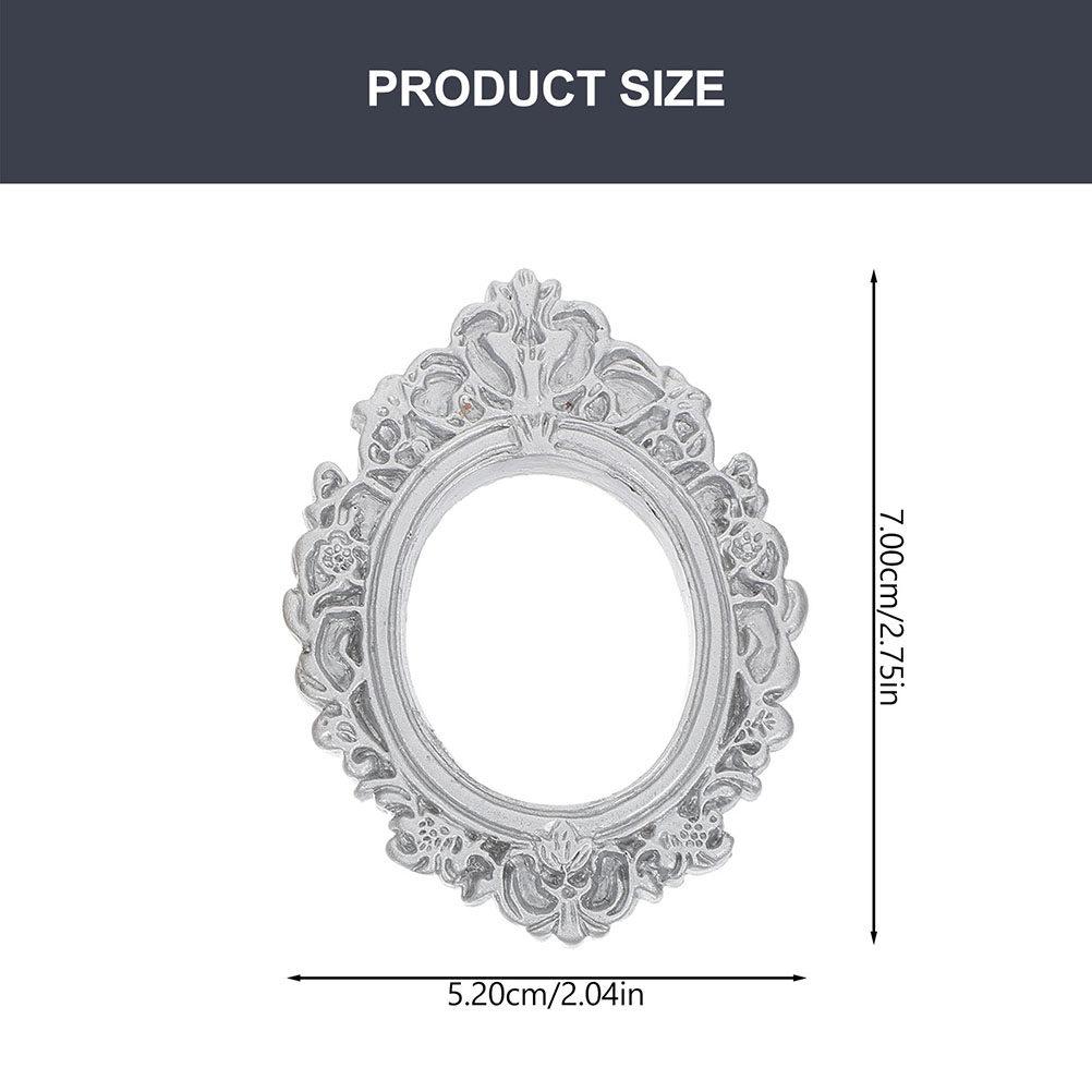 8Pcs Retro Mini Picture Frames Gold Oval Photo Frames Resin Vintage Picture Frame Decoration for Jewelry Display Table Decor
8Pcs Retro Mini Picture Frames Gold Oval Photo Frames Resin Vintage Picture Frame Decoration for Jewelry Display Table Decor