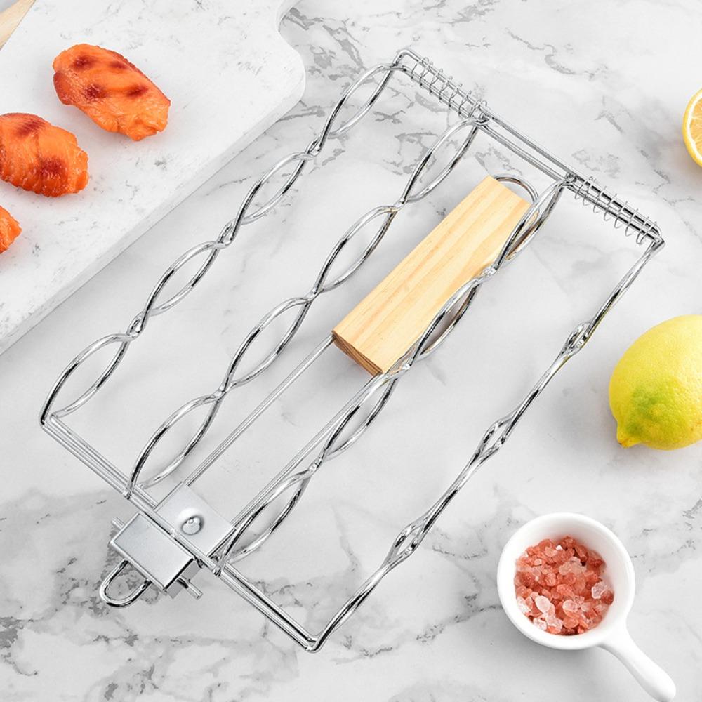 Anti-scalding Corn Grilling Basket Wood Handle Vegetables Grill Clip Corn Grill Net Sweet Potatoes corn grilling basket
Anti-scalding Corn Grilling Basket Wood Handle Vegetables Grill Clip Corn Grill Net Sweet Potatoes corn grilling basket