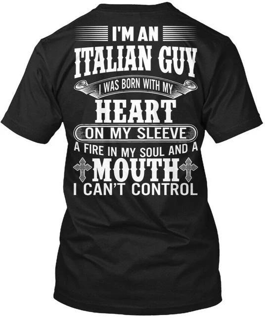 Im An Italian Guy A I Was Born With My Heart On TTshirt Made in USA S to 5XL S
Im An Italian Guy A I Was Born With My Heart On TTshirt Made in USA S to 5XL S