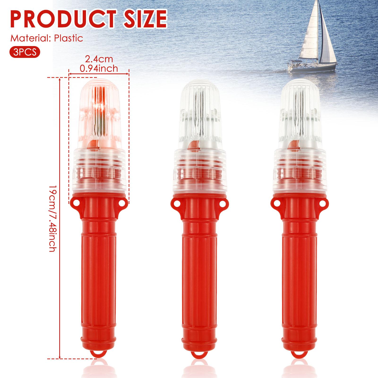 3Pcs Plastic Marine LED Flare Kit Plastic Emergency Boat Light Multi Mode Waterproof Marine Signal Light Coast Yacht Accessories
3Pcs Plastic Marine LED Flare Kit Plastic Emergency Boat Light Multi Mode Waterproof Marine Signal Light Coast Yacht Accessories