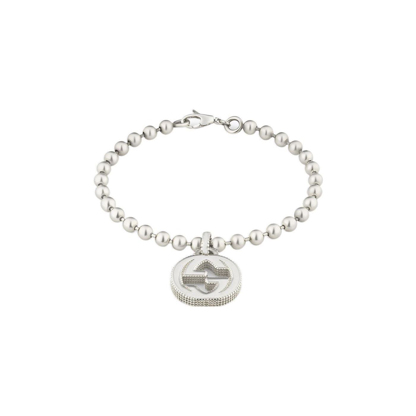 Gucci Fashion Trend Beaded Pendant Decoration 925 Silver Bracelet Women bracelet YBA479226001 L
Gucci Fashion Trend Beaded Pendant Decoration 925 Silver Bracelet Women bracelet YBA479226001 L