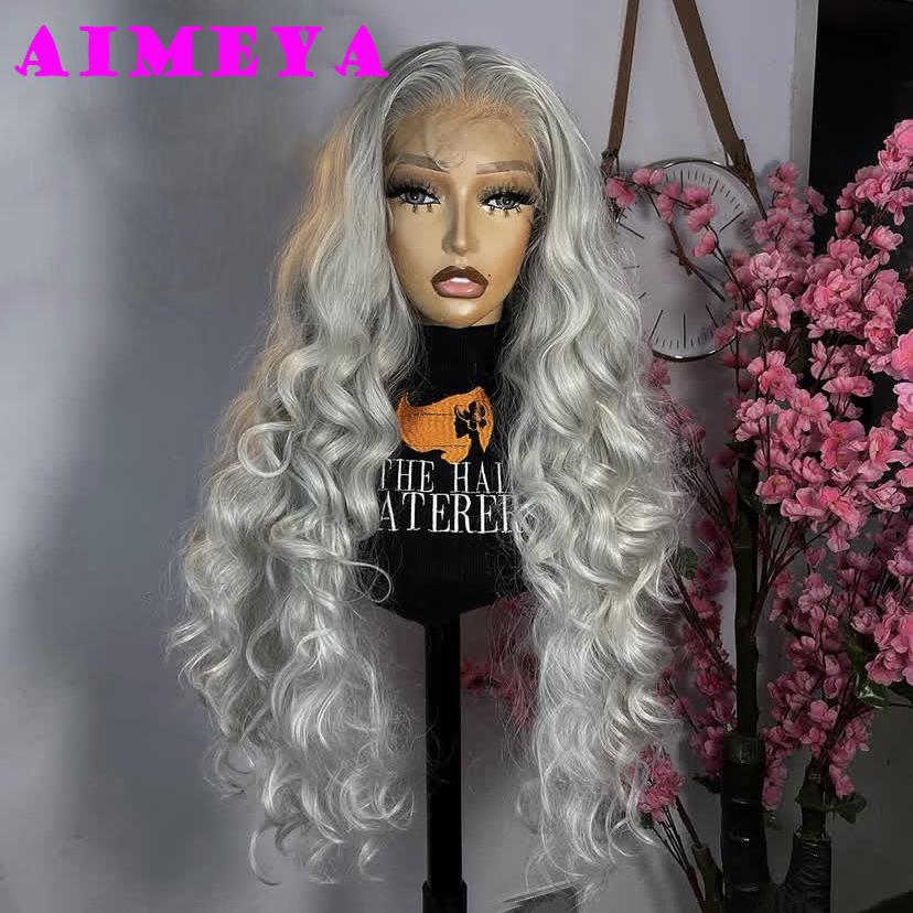 Hot Red Deep Wave Lace Front Wig with Baby Hair 13x4 Glueless Light Grey Synthetic Lace Wig for Women Daily Use Cosplay Wig (Silver Grey,18inches&Lace Front Wigs)
Hot Red Deep Wave Lace Front Wig with Baby Hair 13x4 Glueless Light Grey Synthetic Lace Wig for Women Daily Use Cosplay Wig (Silver Grey,18inches&Lace Front Wigs)