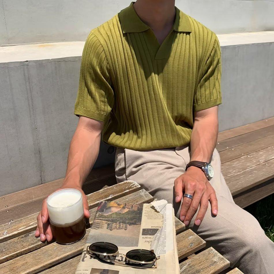 Ice Silk Short-Sleeved Men S Polo Shirt Trendy Brand Half-Sleeved Men S Top Premium Korean Version Striped Lapel T-Shirt M білий
Ice Silk Short-Sleeved Men S Polo Shirt Trendy Brand Half-Sleeved Men S Top Premium Korean Version Striped Lapel T-Shirt M білий