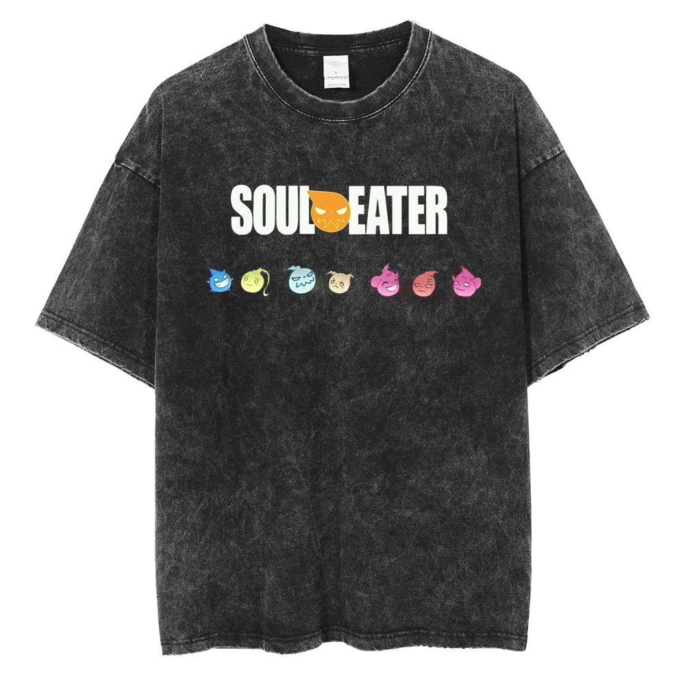 Manga Soul Eater T Shirt Harajuku Trendy Tshirt Vintage Washed Streetwear Men Women Clothes Oversized Pure Cotton Tee Shirt S
Manga Soul Eater T Shirt Harajuku Trendy Tshirt Vintage Washed Streetwear Men Women Clothes Oversized Pure Cotton Tee Shirt S