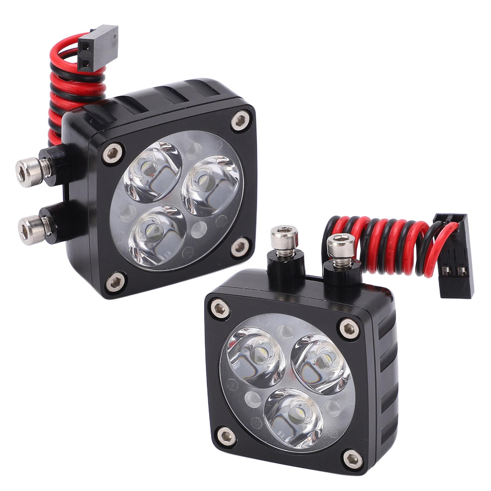 2Pcs RC Model Car Lights Universal LED RC Vehicle Flashing Lights for 1/8 1/6 RC Car 5V13V
2Pcs RC Model Car Lights Universal LED RC Vehicle Flashing Lights for 1/8 1/6 RC Car 5V13V