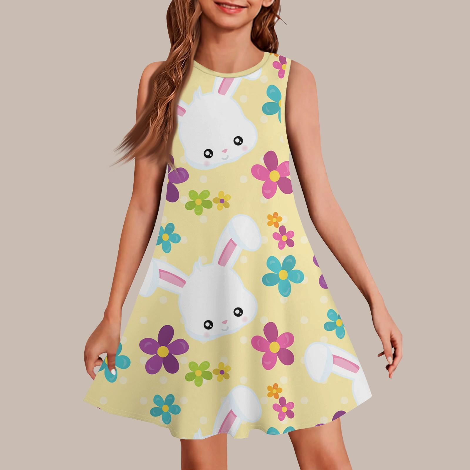 Девочки мода повседневный без рукавов круглый вырез пасхальный принт платье 160 жёлтый
Девочки мода повседневный без рукавов круглый вырез пасхальный принт платье 160 жёлтый