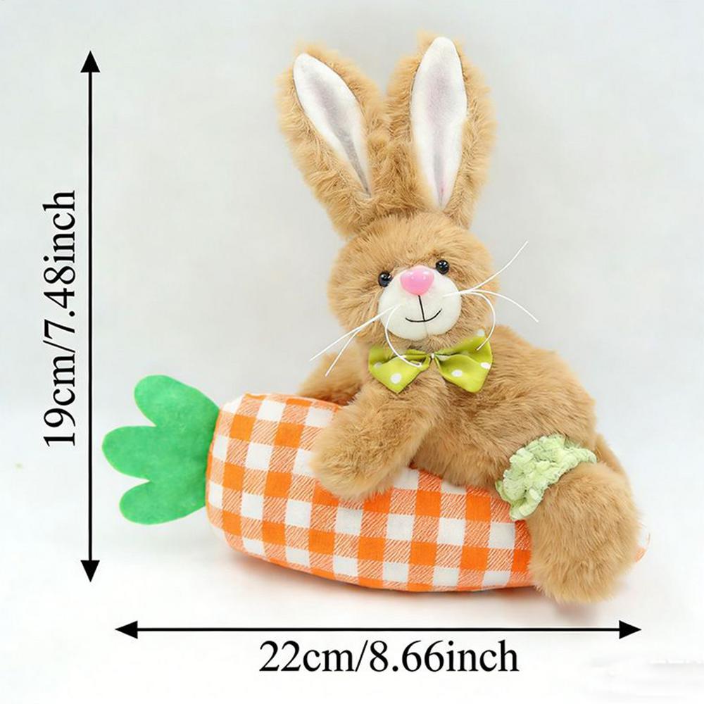 Bunny Stuffed Animal Rabbit Plush Toy Soft Cute with Carrot Home Decor for Children Teens Family Friends Easter Holiday Party
Bunny Stuffed Animal Rabbit Plush Toy Soft Cute with Carrot Home Decor for Children Teens Family Friends Easter Holiday Party