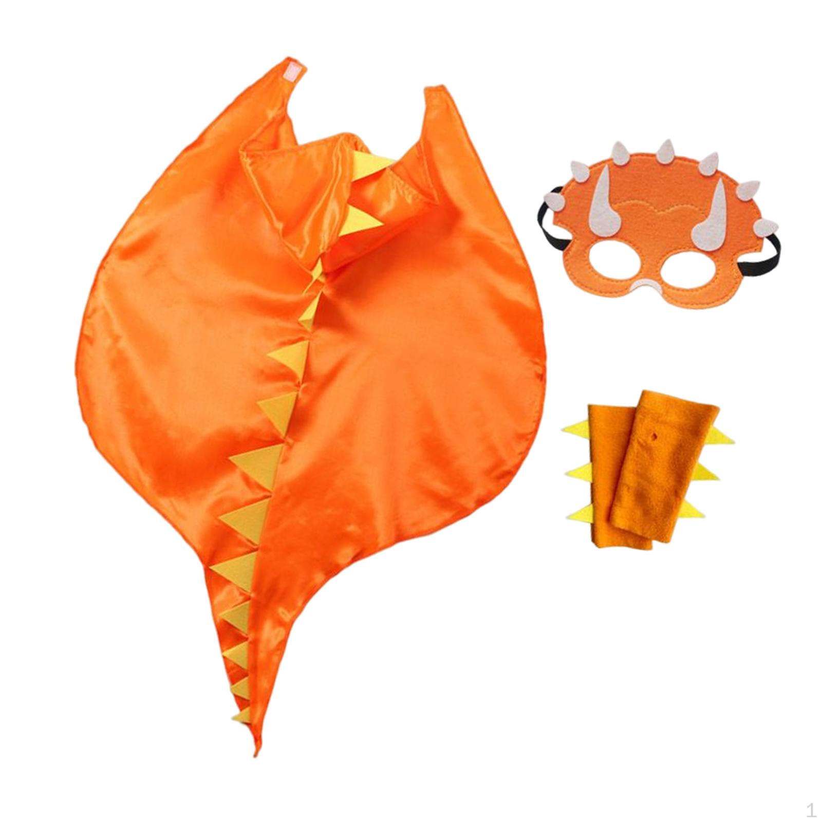 Костюм дракона, мультяшный плащ, фэнтезийная одежда со шляпой, игрушка для косплея, динозавр для Orange
Костюм дракона, мультяшный плащ, фэнтезийная одежда со шляпой, игрушка для косплея, динозавр для Orange