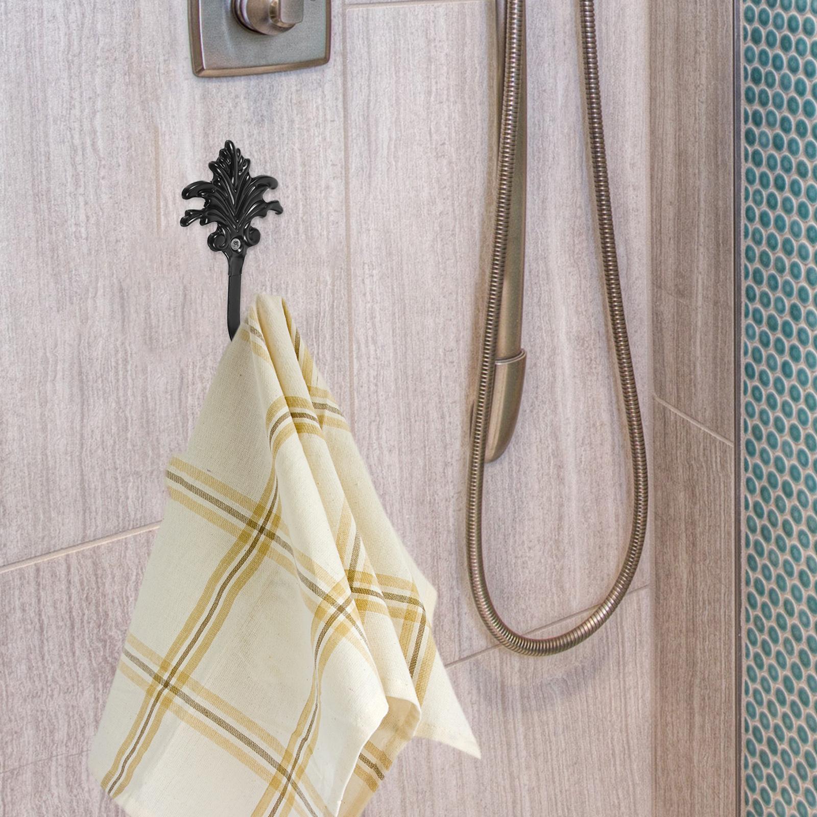 Iron Wall Hooks Decorative Shower Curtain Tiebacks Rustic Coat Hooks Bath Hooks Iron Hanger Multi Purpose Home Storage 9.70X5.20X3.00CM чорний
Iron Wall Hooks Decorative Shower Curtain Tiebacks Rustic Coat Hooks Bath Hooks Iron Hanger Multi Purpose Home Storage 9.70X5.20X3.00CM чорний