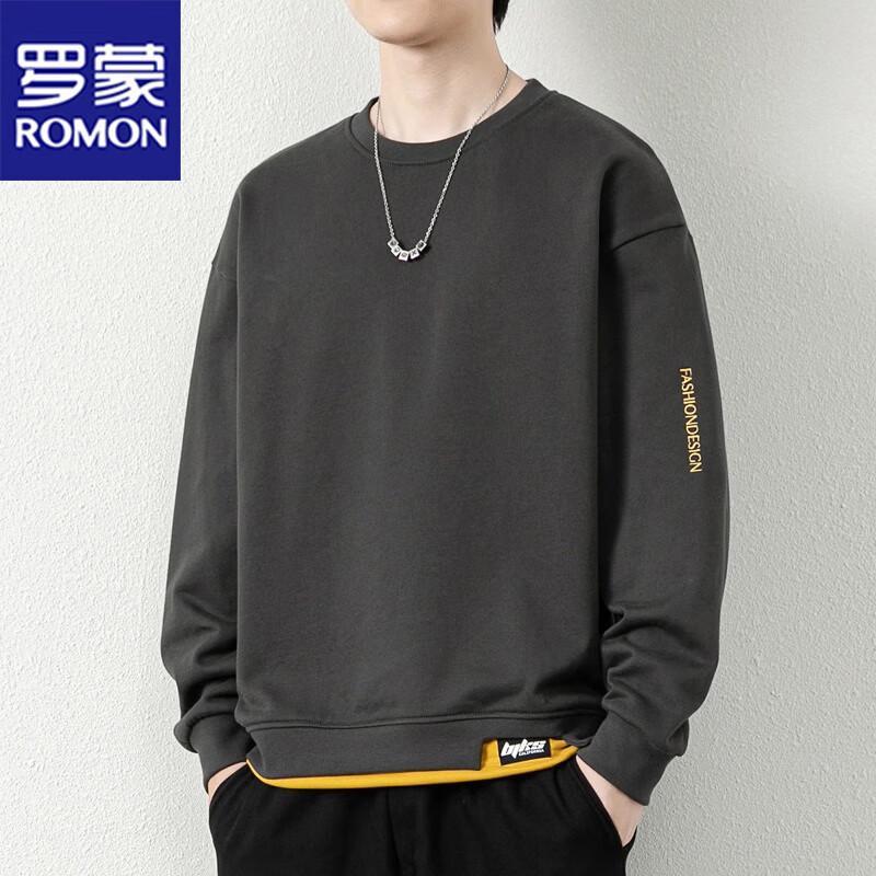 Romon Men s Casual Long Sleeve Round Neck Sweatshirt M
Romon Men s Casual Long Sleeve Round Neck Sweatshirt M