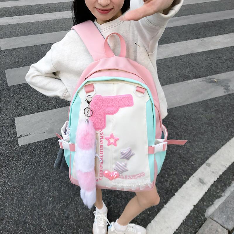 Japanese retro schoolbag female junior high school student fashion Harajuku computer backpack high school student travel backpack tide
Japanese retro schoolbag female junior high school student fashion Harajuku computer backpack high school student travel backpack tide