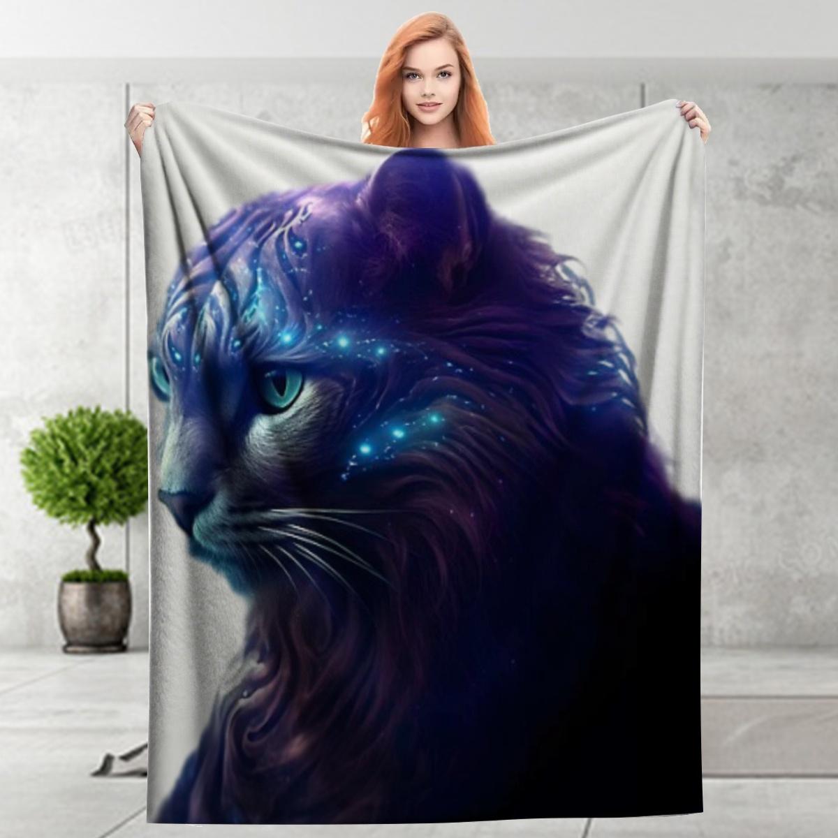 Cosmic Cat Flannel Blanket - Vibrant Purple & Blue Cosmic Design, Soft & Cozy All-Season Throw for Bed, Sofa, or Home Decor 75x90cm28x35in
Cosmic Cat Flannel Blanket - Vibrant Purple & Blue Cosmic Design, Soft & Cozy All-Season Throw for Bed, Sofa, or Home Decor 75x90cm28x35in