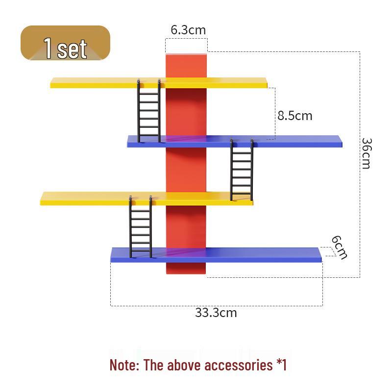 Wall-Mounted No-Drill Storage Rack for Figures & Room Décor No-Drill + 3 Adhesive Sheets Included
Wall-Mounted No-Drill Storage Rack for Figures & Room Décor No-Drill + 3 Adhesive Sheets Included