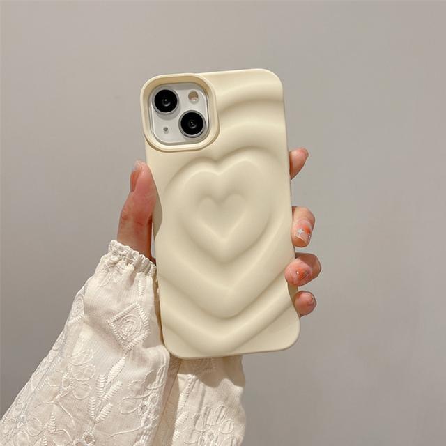 Модный 3d плиссированный чехол с сердечками для Iphone 13 14 11 12 Pro Max, чехлы из мягкой матовой кожи, силиконовый противоударный чехол for iphone14 (6.1 ) белый
Модный 3d плиссированный чехол с сердечками для Iphone 13 14 11 12 Pro Max, чехлы из мягкой матовой кожи, силиконовый противоударный чехол for iphone14 (6.1 ) белый
