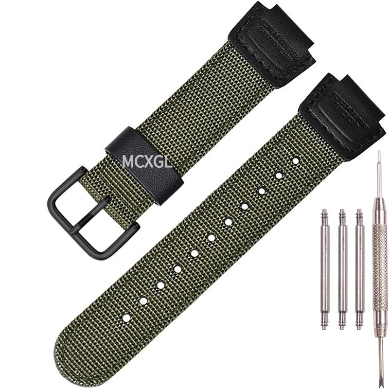 16mm Nylon Leather Strap Suitable for Casio DW5600 GA110 GA2100 AWG-M100 GA-700 Men s Outdoor Sports Watch Band Accessories 16mm
16mm Nylon Leather Strap Suitable for Casio DW5600 GA110 GA2100 AWG-M100 GA-700 Men s Outdoor Sports Watch Band Accessories 16mm
