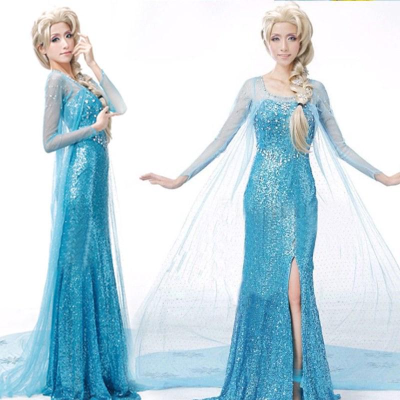 Adult Elsa Princess Performance Halloween Dress Large небесно-голубой
Adult Elsa Princess Performance Halloween Dress Large небесно-голубой