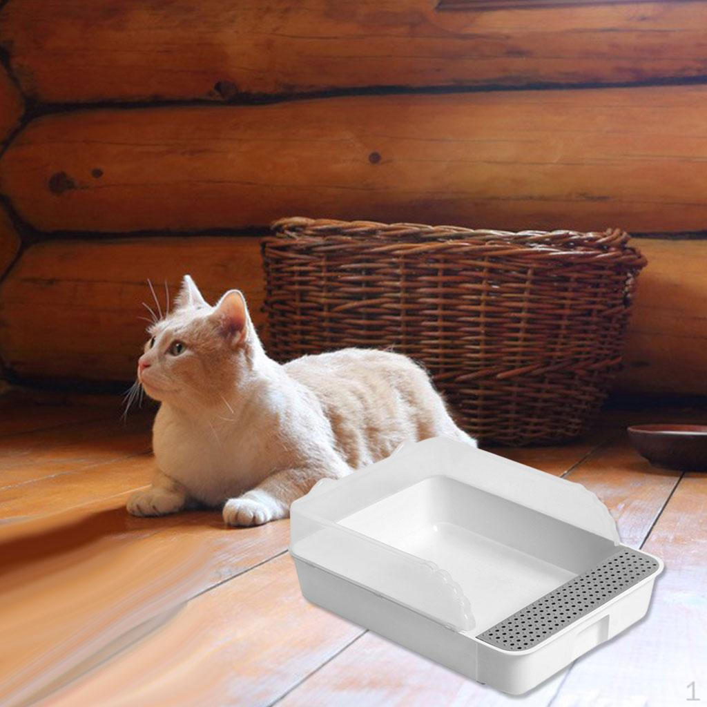 , Automatic Semienclosed Cat Toilet, Easy to Clean by Outdoor white_37x49x18cm
, Automatic Semienclosed Cat Toilet, Easy to Clean by Outdoor white_37x49x18cm