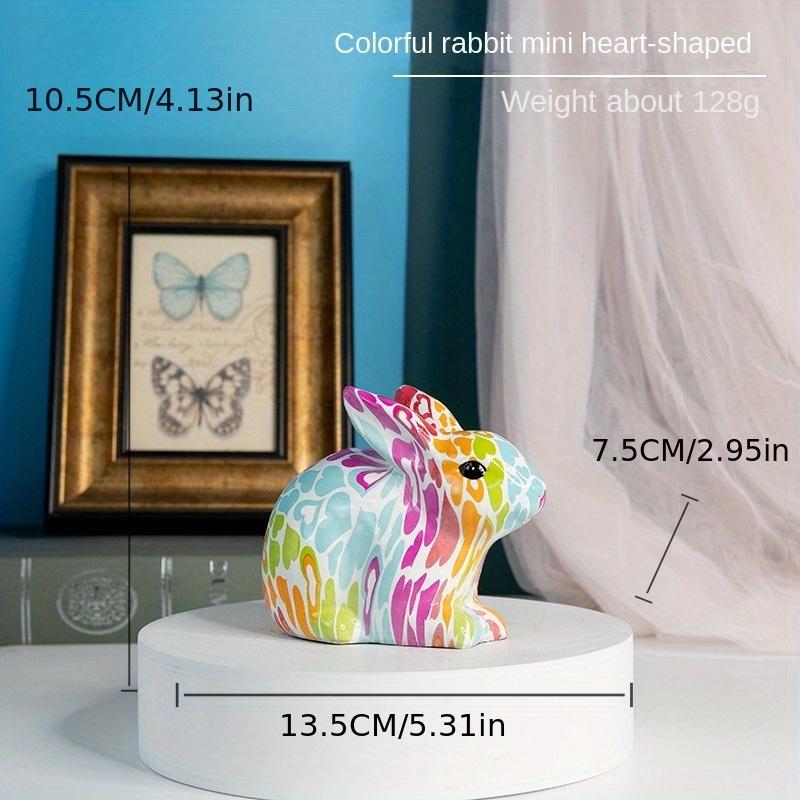 Creative Nordic Colorful Graffiti Animal Statue Rabbit Art Sculpture Resin Crafts Bunny Figurines Gift Bedroom Living Room
Creative Nordic Colorful Graffiti Animal Statue Rabbit Art Sculpture Resin Crafts Bunny Figurines Gift Bedroom Living Room