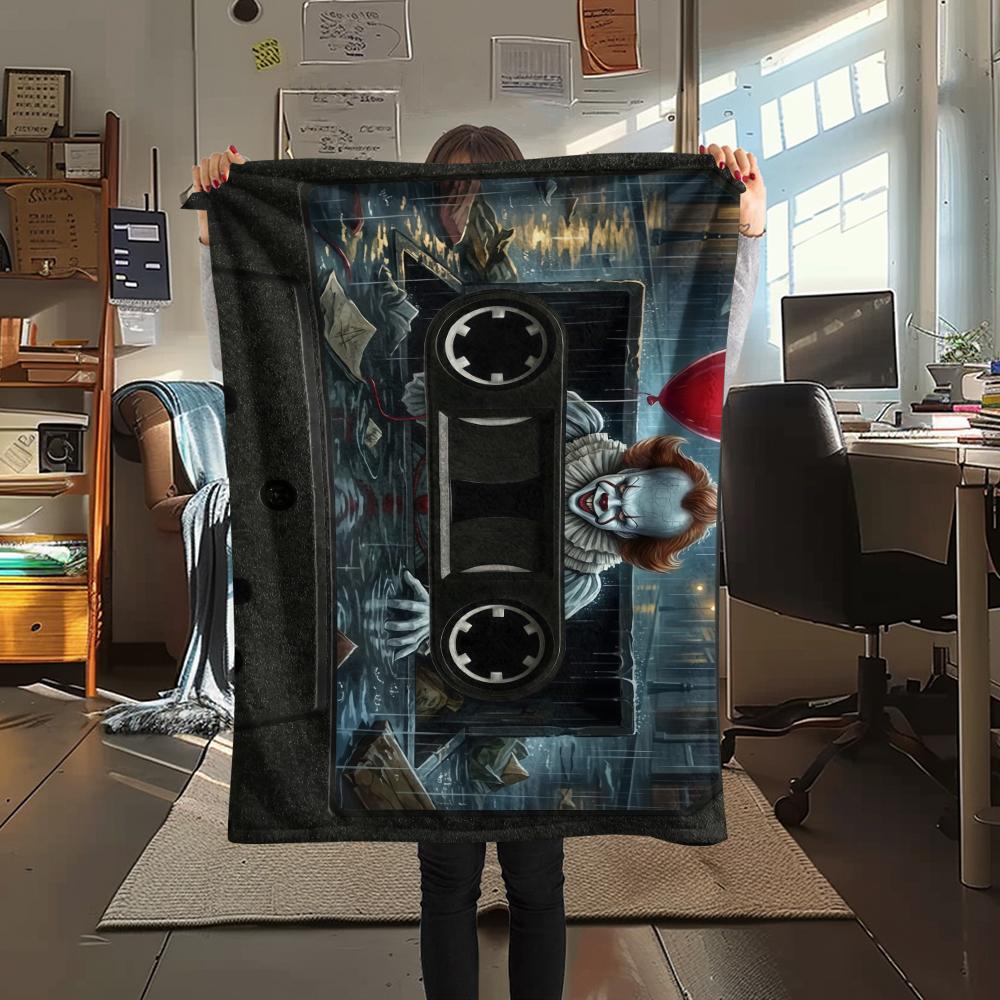 Horror movie cassette pattern Print Flannel Blanket,High quality Comfortable for All Seasons,Home Decor,Warmth and Comfort,Perfect for Christmas Gifts 80cm x 120cm
Horror movie cassette pattern Print Flannel Blanket,High quality Comfortable for All Seasons,Home Decor,Warmth and Comfort,Perfect for Christmas Gifts 80cm x 120cm