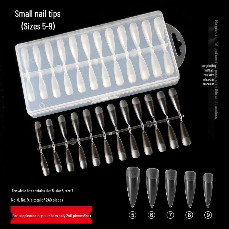 Ultra-Thin Dual-Use Nail Art Patches: Full & Half Cover, Traceless Extension, Single Size
Ultra-Thin Dual-Use Nail Art Patches: Full & Half Cover, Traceless Extension, Single Size