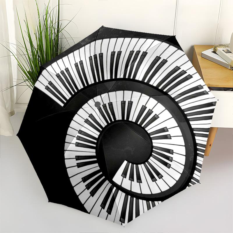 1pc Musical symbols and musical instruments Umbrella Portable Folding Umbrella Iron Frame Hole Bone Structure Outdoor Home Umbrella
1pc Musical symbols and musical instruments Umbrella Portable Folding Umbrella Iron Frame Hole Bone Structure Outdoor Home Umbrella