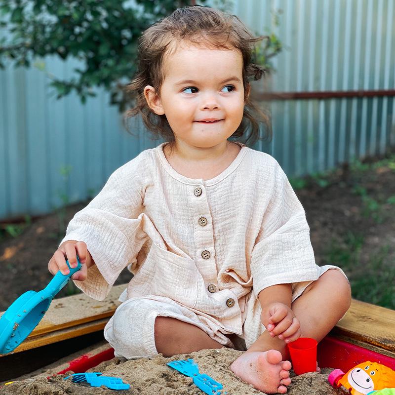 Danish-Style Kids Summer Pajamas: Cotton Short-Sleeve Shirt & Shorts Set 100 cm темно-синього кольору
Danish-Style Kids Summer Pajamas: Cotton Short-Sleeve Shirt & Shorts Set 100 cm темно-синього кольору