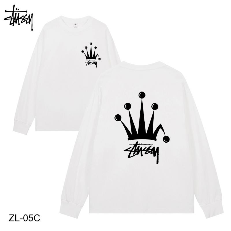 Stussy 2024 весна и осень новая высококачественная хлопковая футболка Stussy Crown с длинными рукавами и принтом логотипа для мужчин и женщин
Stussy 2024 весна и осень новая высококачественная хлопковая футболка Stussy Crown с длинными рукавами и принтом логотипа для мужчин и женщин