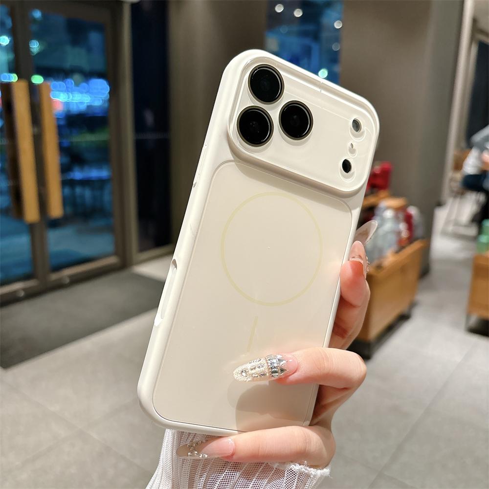 Original Glass Matte Lens Protect Case For iPhone 17 16 15 14 13 Pro Max For Magsafe Wireless Charging Shockproof Funda Cover iPhone17
Original Glass Matte Lens Protect Case For iPhone 17 16 15 14 13 Pro Max For Magsafe Wireless Charging Shockproof Funda Cover iPhone17