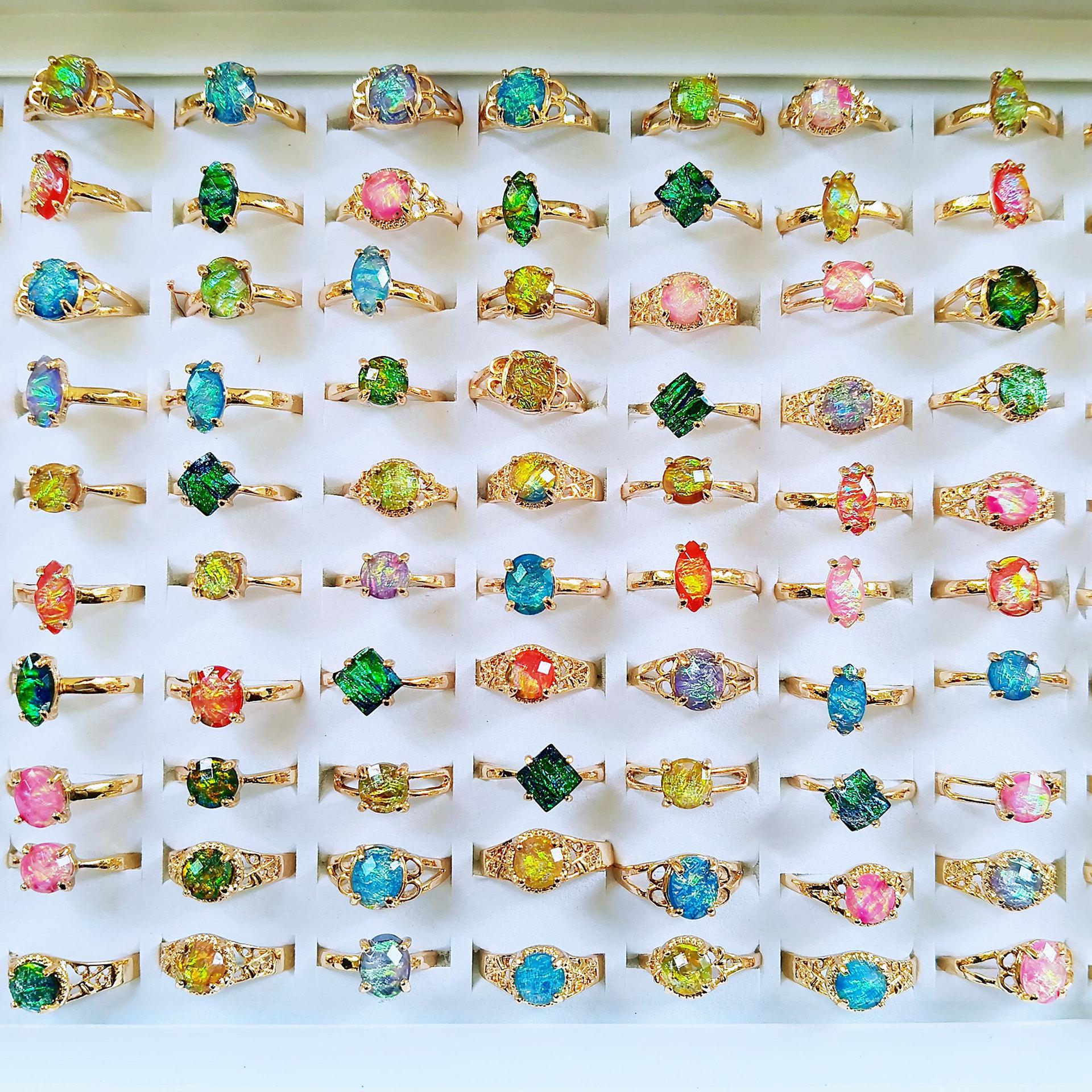 10Pcs Simple and fashionable colored alloy ring for ladies zirconium crystal ring
10Pcs Simple and fashionable colored alloy ring for ladies zirconium crystal ring