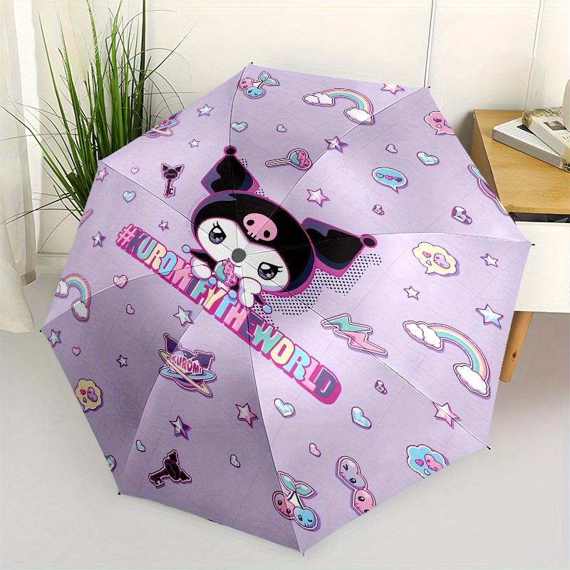 Kero-chan,Kuromi Automatic Folding Umbrella-Simple 8-Rib Design, Bright Cartoon Pattern, Durable Iron Frame, Suitable For Travel, Outdoor, B
Kero-chan,Kuromi Automatic Folding Umbrella-Simple 8-Rib Design, Bright Cartoon Pattern, Durable Iron Frame, Suitable For Travel, Outdoor, B