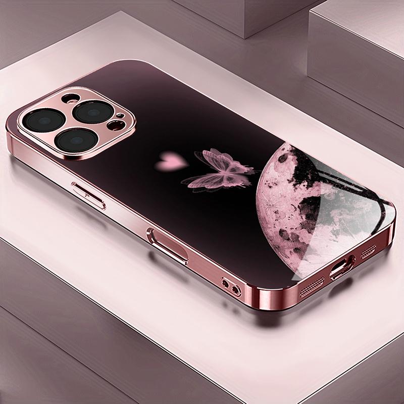 Lunar Butterfly Pattern Metallic Tempered Glass Phone Case For iPhone 17 16 15 14 13 12 11 Pro Max 15 Plus 17 Air 17E Cover iPhone17e
Lunar Butterfly Pattern Metallic Tempered Glass Phone Case For iPhone 17 16 15 14 13 12 11 Pro Max 15 Plus 17 Air 17E Cover iPhone17e