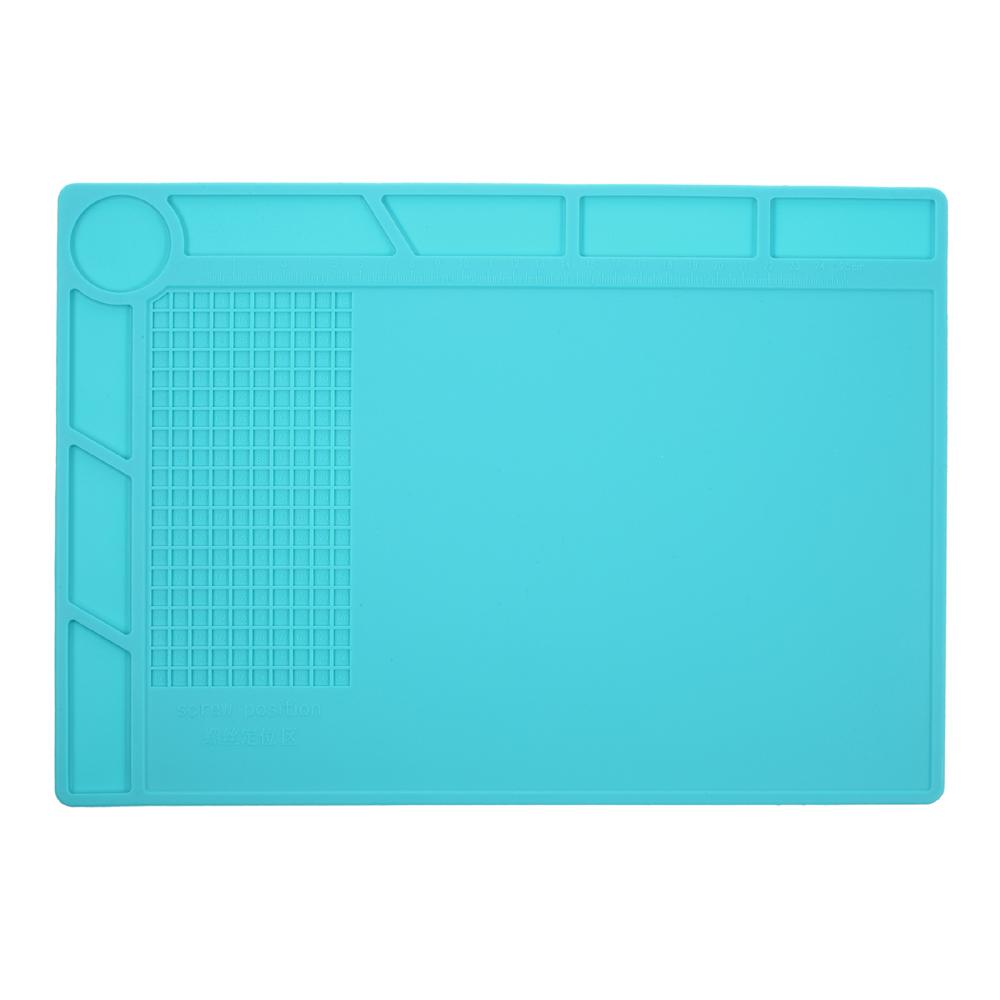 Silicone Pad Phone Maintenance Platform High Temperature Resistant with 25cm Scale Ruler Blue
Silicone Pad Phone Maintenance Platform High Temperature Resistant with 25cm Scale Ruler Blue