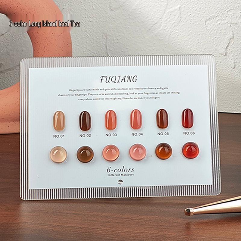 Long Island Iced Tea Nail Gel Set: 6 Colors - 2025 Exclusive Whitening Caramel & Amber
Long Island Iced Tea Nail Gel Set: 6 Colors - 2025 Exclusive Whitening Caramel & Amber
