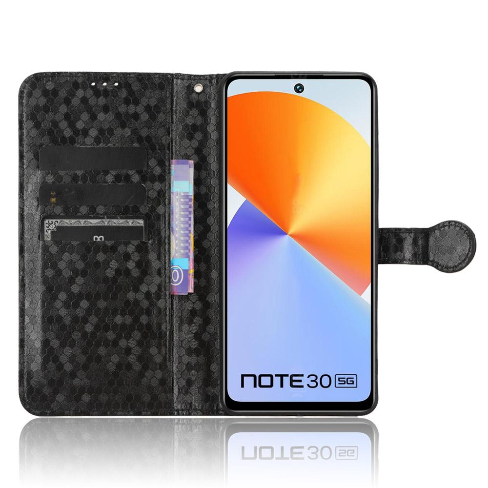 For Infinix Note 30 5G Leather Wallet Phone Case Dot Imprinted Shockproof Stand Cover Black
For Infinix Note 30 5G Leather Wallet Phone Case Dot Imprinted Shockproof Stand Cover Black